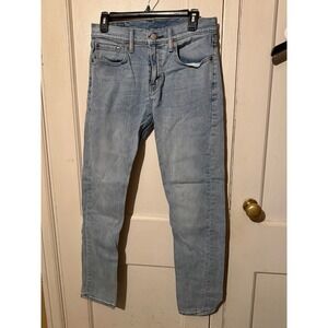 Levi Strauss 501 Jeans Light Wash Mens W30 L32 Straight Leg‎ Denim
